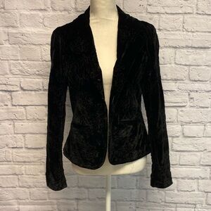 Old Navy Rare Velvet Embroidered Blazer Sz M